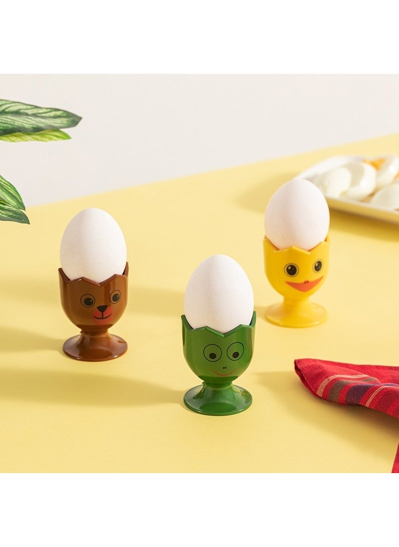 QLUX Funny Egg Cup Set (3 Pieces)  - Image 1