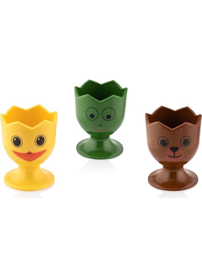 QLUX Funny Egg Cup Set (3 Pieces)  - Image 2
