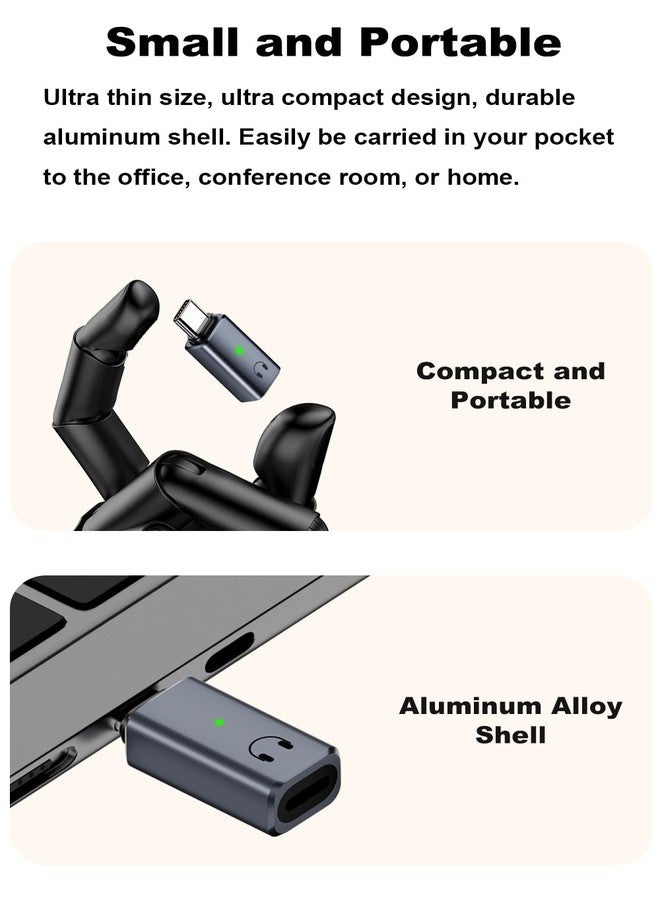 AreMe USB C to Headphone Jack Adapter, Type C Male Converter for iPhone Wired Earbuds, iPhone 16/15 Series,iPad Air, Not Support Lavalier Microphone, Charging and Data (Grey) - Image 5