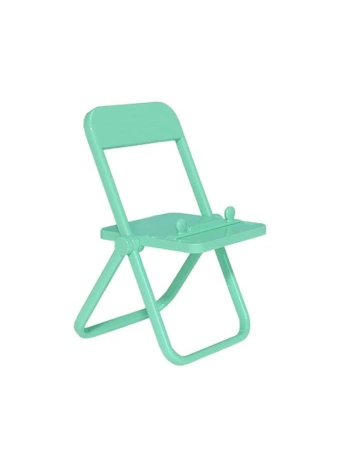 Chair Adjustable Phone Holder Stand Foldable Mobile Phone Stand Desk Holder Universal Lazy Bracket Compatible with Any device Green