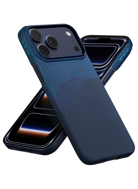 iPhone 17 Pro Max Case 6.9" with Camera Control Button, Compatible with MagSafe, Ultra-Slim Case with Caseless Touch Feeling, 1500D Aramid Fiber Woven, Over The Horizon
