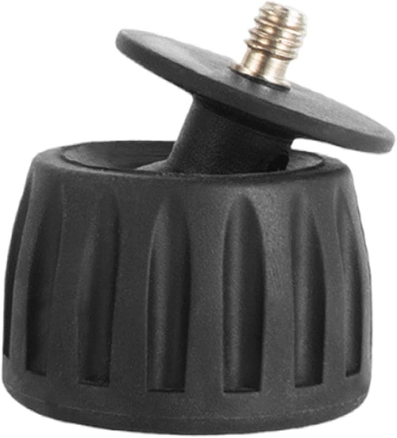 Anti Slip Tripod Feet 360 Degree Adjustable Rubber Base 1 4 3 8 Double Thread - Image 1