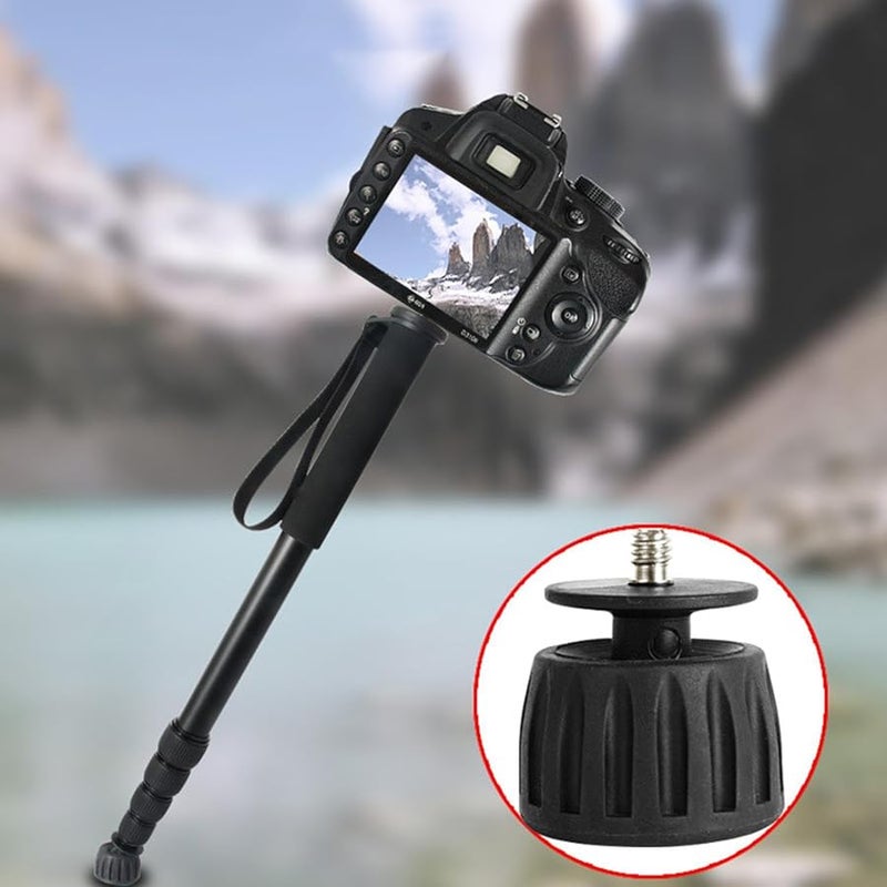 Anti Slip Tripod Feet 360 Degree Adjustable Rubber Base 1 4 3 8 Double Thread - Image 3