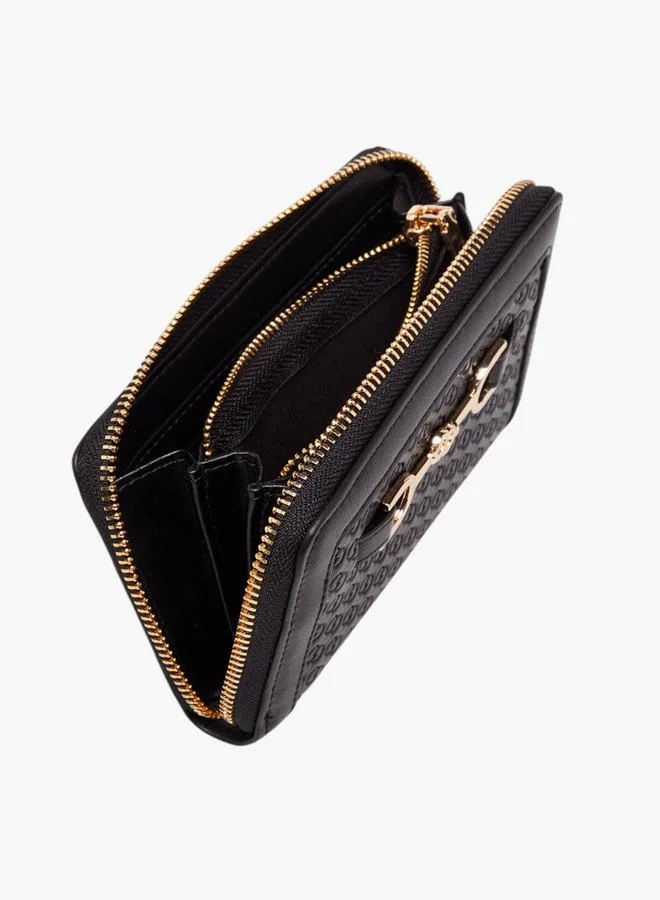 سيليست محفظة بسحاب وشعار محفور