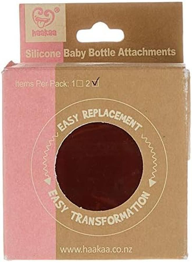 haakaa Gen3 Silicone Baby Bottle Anti Colic Nipples For 6 Plus Months Babies Large 2 Pieces - Image 2