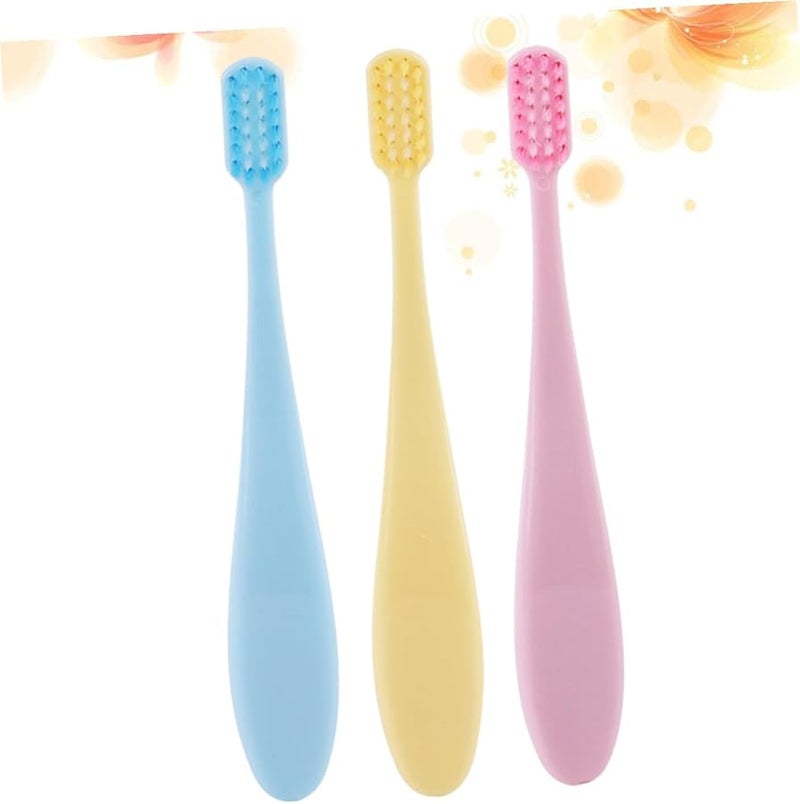 6 Pack Soft Bristles Anti Slip Ergonomic Handle Manual Toothbrushes for Oral Care - Image 3
