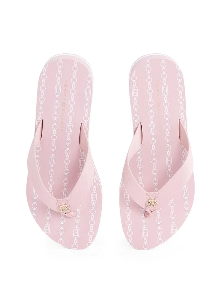 TOMMY HILFIGER Chainprint Midwedge Sandals