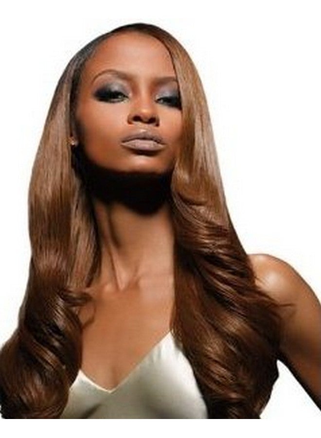 Outre Velvet Remi Human Hair Weave Yaki Weaving (10 Inch Short 4 Light Brown) - Image 2