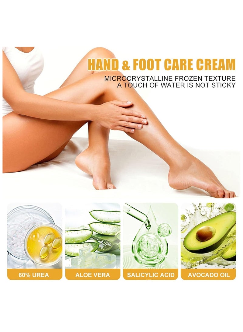 LANEMAY 60% Urea Cream for Feet Maximum Strength 2% Salicylic Acid Foot Hands Cream for Dry Cracked Feet Knees Moisturizer Hydrates &Nourish Foot Care for Softens Exfoliates 1.41oz - Image 3