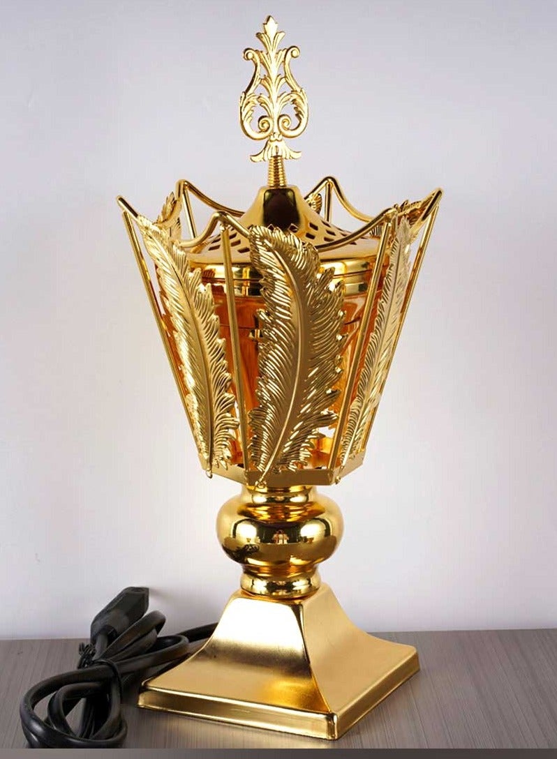 حامل بخور عود كهربائي ممتاز تصميم فاخر لعطر المنزل والمكتب