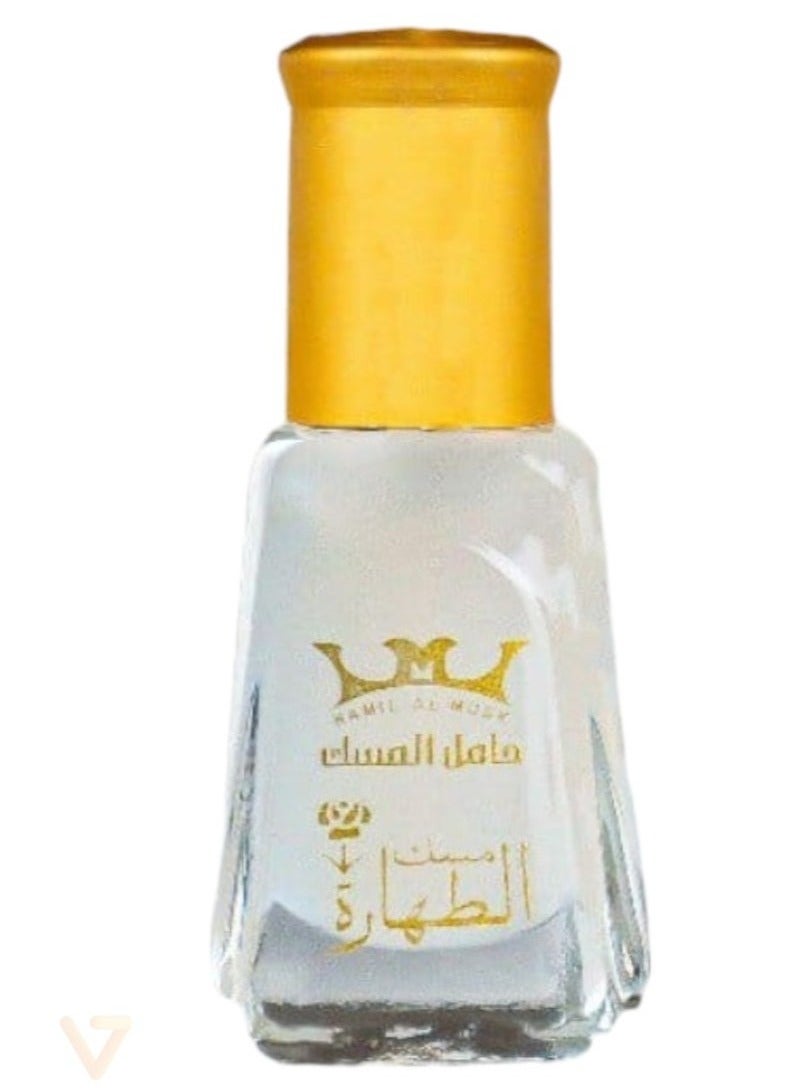 حامل المسك مسك الطهارة الأصلي برائحة المسك الأبيض 6 مل