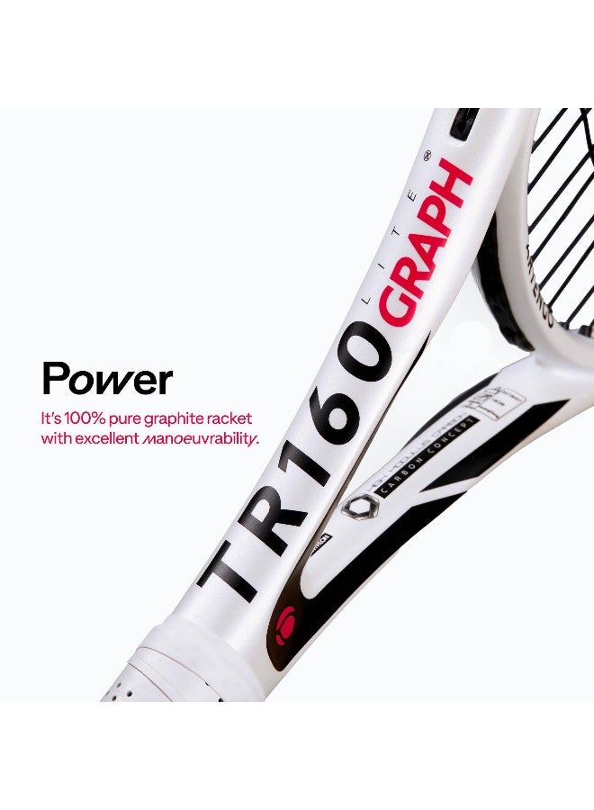ARTENGO ARTENGO by DECATHLON, TR160 Graph Adult Tennis Racket 270 g - White - Image 2