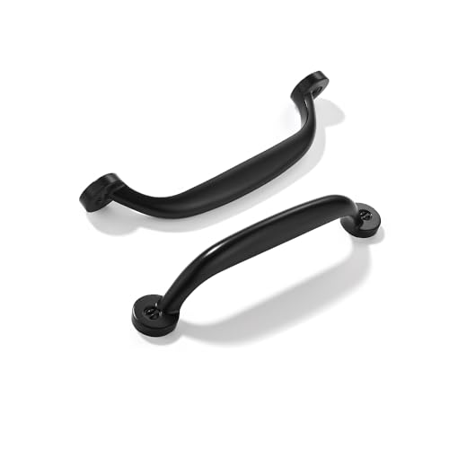 CABDM 10 Pack 334 inch Hole Center Matte Black Cabinet Pulls Heavy Duty Solid Drawer Hardware Handles Kitchen Vanity Bathroom Handles - Image 1