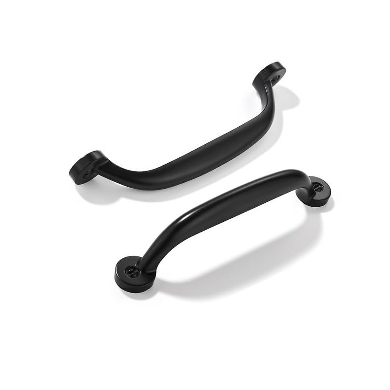 CABDM 10 Pack 334 inch Hole Center Matte Black Cabinet Pulls Heavy Duty Solid Drawer Hardware Handles Kitchen Vanity Bathroom Handles - Image 2