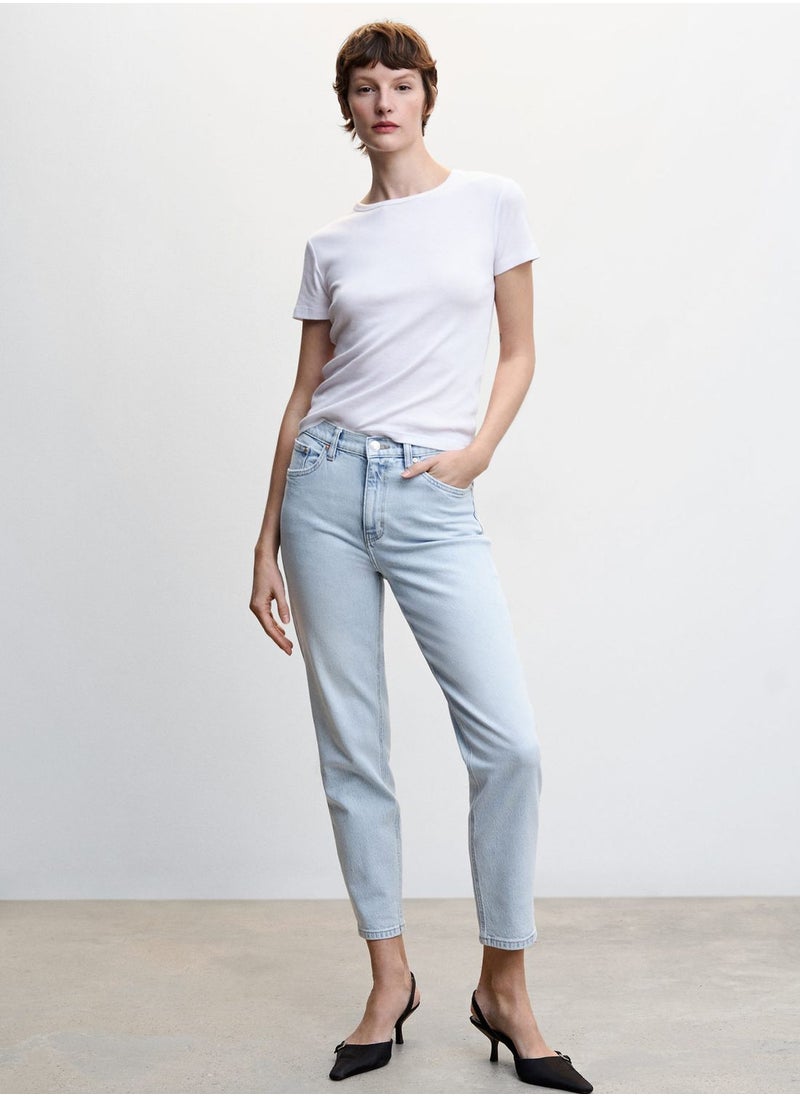 MANGO - High Waist Jeans - Image 1