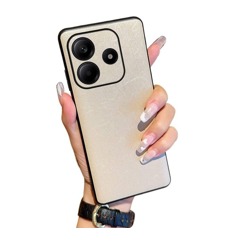 LS غطاء واقي بملمس جلد لـ Redmi Note 14 Pro مع حماية من السقوط ونقش البلدغ الفرنسي ثلاثي الأبعاد مع مقاوم للصدمات مع حزام كتف متقاطع مع ملمس حريري باللون Single Shell باللون الأحمر - Image 1