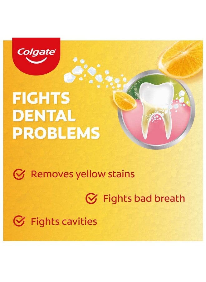 كولجيت معجون أسنان بالملح النشط والليمون، عبوة 200 جرام معجون أسنان مضاد للجراثيم بالملح الطبيعي النشط والليمون لمحاربة الجراثيم اللزجة والاصفرار مما يمنح أسنانًا بيضاء صحية ولثة مشدودة - Image 3