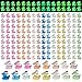 GALAOMA 160pcs Luminous Mini Dollhouse Glitter Ducks Colorful Christmas Tiny Resin Ducks Plastic Animal Figures to Hide and Seek for Fairy Garden Landscape Aquarium Decorations Potted Plants Festive Decor - Image 2
