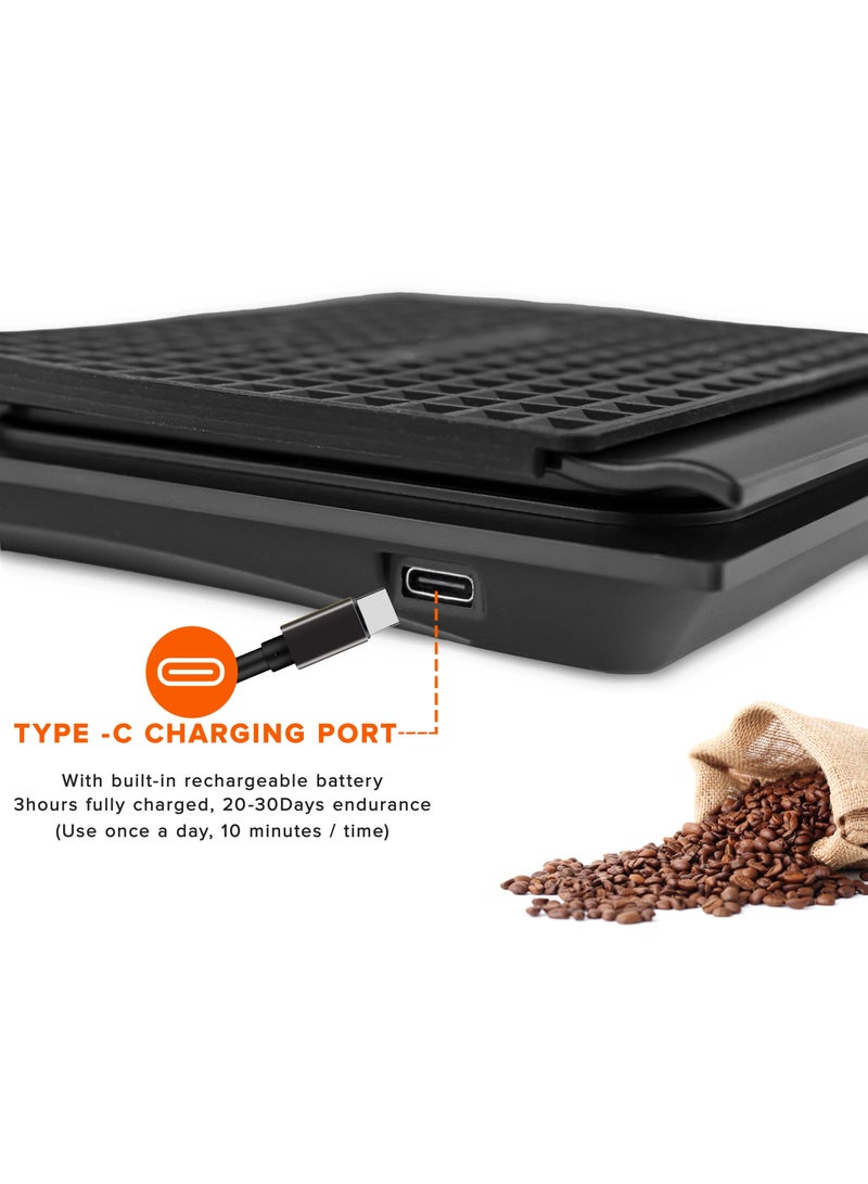 HOMESTAR Coffee Scale With Timer Kitchen Pour Over V60 Drip Digital For Cooking Baking Waterproof Mat Weight Up To 3000G 0.1G Steps - Image 4