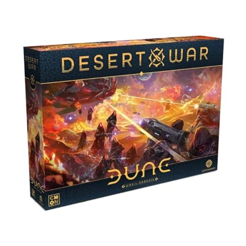 CMON Dune Desert War Board Game Expansion Add New Troops and Terrain Actions Tabletop Miniatures Strategy Game for Kids and Adults Ages 14 24 Players 120 Minute Playtime Made by CMON - Image 1