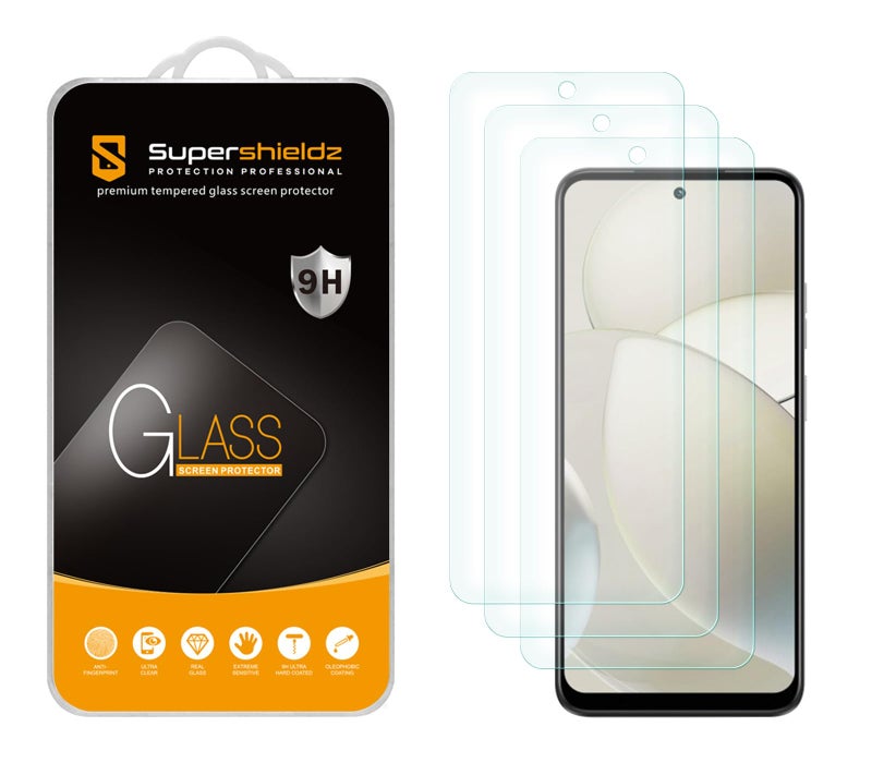 Supershieldz (3 Pack) Designed for Motorola Moto G Power 5G (2024) [Not Fit for 2020-2023 Version] Tempered Glass Screen Protector, Anti Scratch, Bubble Free - Image 1