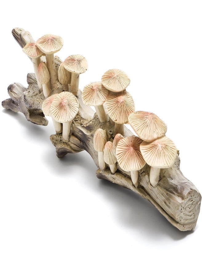 Peohud Resin Mushroom Decor, Vintage Cottagecore Mushroom Sculpture Hanging Art for Wall, Rustic Farmhouse Kitchen Bedroom Living Room Office Home Decor, Fantasy Woodland Gift - Image 4