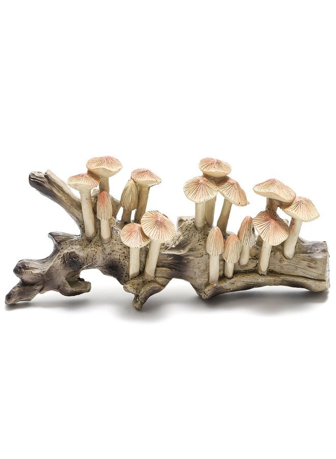 Peohud Resin Mushroom Decor, Vintage Cottagecore Mushroom Sculpture Hanging Art for Wall, Rustic Farmhouse Kitchen Bedroom Living Room Office Home Decor, Fantasy Woodland Gift - Image 1