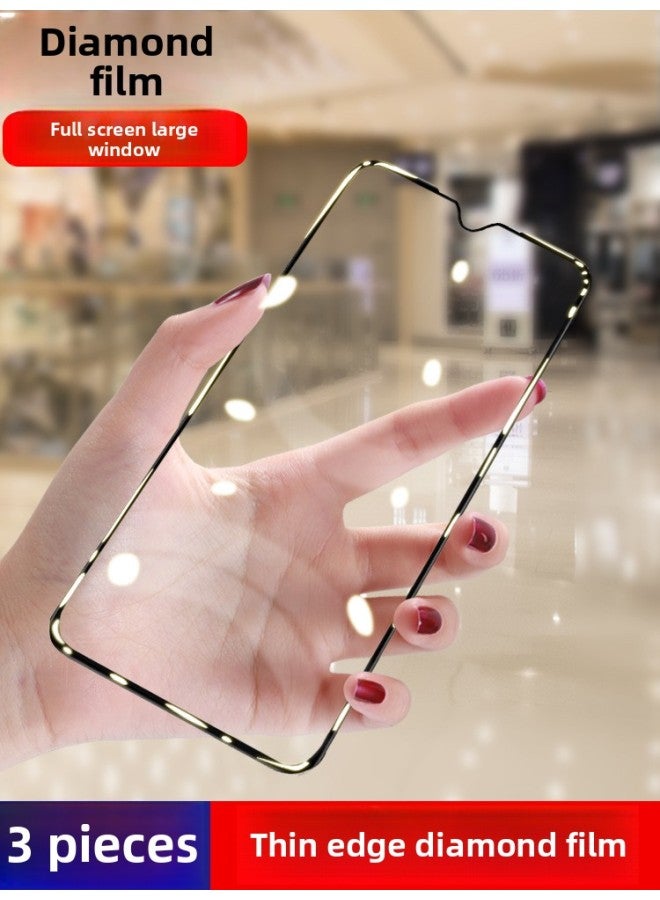 For VivoY35m Tempered Film Y35 Full Screen Vivo Full Coverage Vovoy35 HD Viviy Drop Resistant Voviy-Colour:Vivo Y35m [thin Edge Full Coverage] Ultra-clear 3 Pieces √ 10 Times Explosion-proof, Free Artifact-Size:Vivo Other Models - Image 2