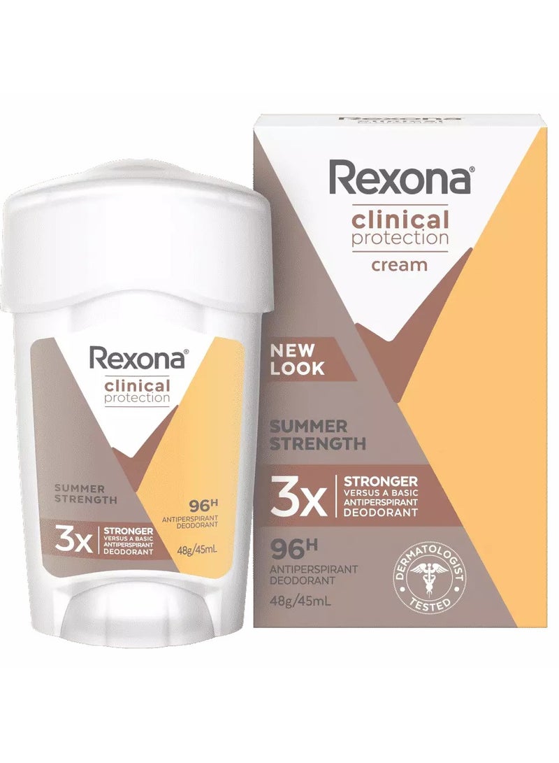 ريكسونا مزيل عرق ريكسونا للنساء، حماية سريرية، مزيل عرق، قوة صيفية، 45 مل - Image 1