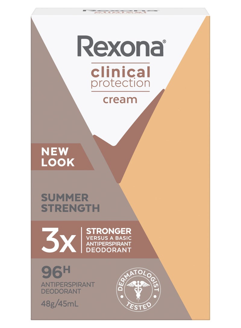 ريكسونا مزيل عرق ريكسونا للنساء، حماية سريرية، مزيل عرق، قوة صيفية، 45 مل - Image 2