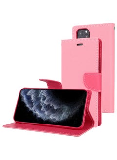 Case Cover For iPhone 11 Pro MERCURY GOOSPERY FANCY DIARY Horizontal Flip Leather Case with Holder & Card Slots & Wallet Pink