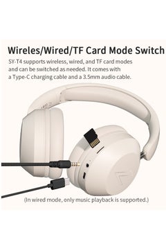 Music Pioneer Over Ear 360° ACS SY-T4 ENC Bluetooth Headset V5.3 Wireless Noise Reduction  - Image 5