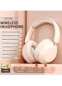 Music Pioneer Over Ear 360° ACS SY-T4 ENC Bluetooth Headset V5.3 Wireless Noise Reduction  - Image 2
