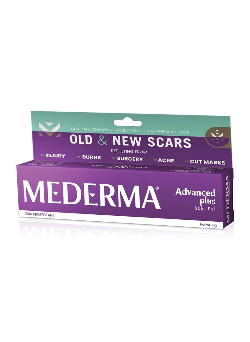 Mederma Advanced Plus Scar Gel, Purple, 10 g - Image 1
