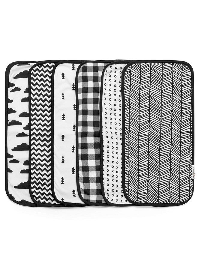 BaeBae Goods BaeBae Goods Burp Cloths for Baby Boy & Girl - Ultra Absorbent Burping Rags - Anti Shrink Unisex Burpy Clothes - Super Soft Jersey Cotton, Large 21"x10" - Thick for Newborn Cloth Diapers - 6 Pack - Image 2