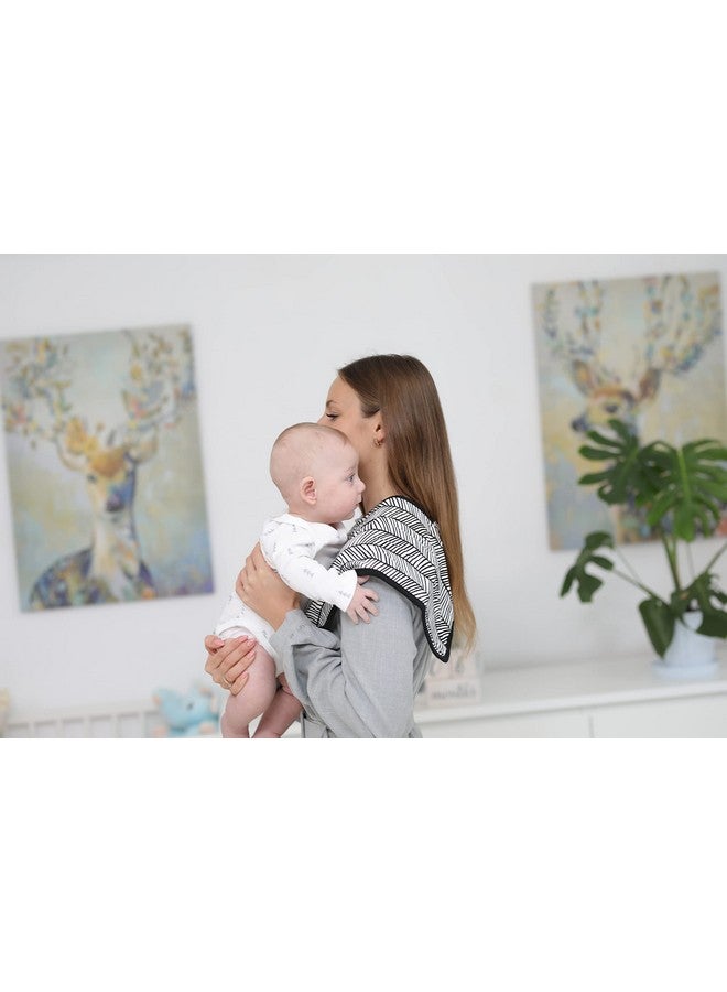 BaeBae Goods BaeBae Goods Burp Cloths for Baby Boy & Girl - Ultra Absorbent Burping Rags - Anti Shrink Unisex Burpy Clothes - Super Soft Jersey Cotton, Large 21"x10" - Thick for Newborn Cloth Diapers - 6 Pack - Image 3