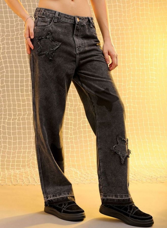 Freehand Women Bootcut Colourblocked High Rise Jeans - Image 1