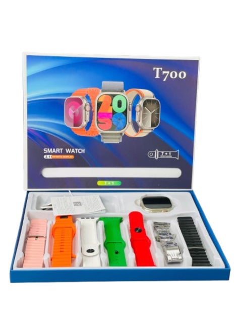 7+1 Smart Watch Ultra Full Touch Color Screen Bluetooth Calling Health and Sports Smartwatch Multicolor
