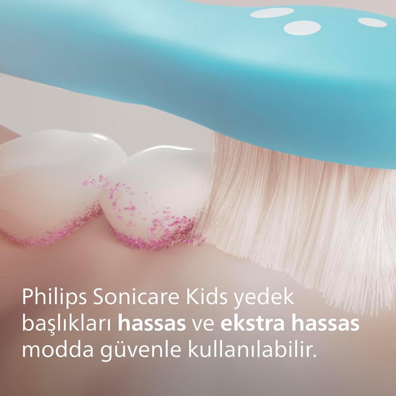 Sonicare Philips Sonicare for Kids Replacement Toothbrush Heads, 2 Pack, HX6032/90 - Image 4