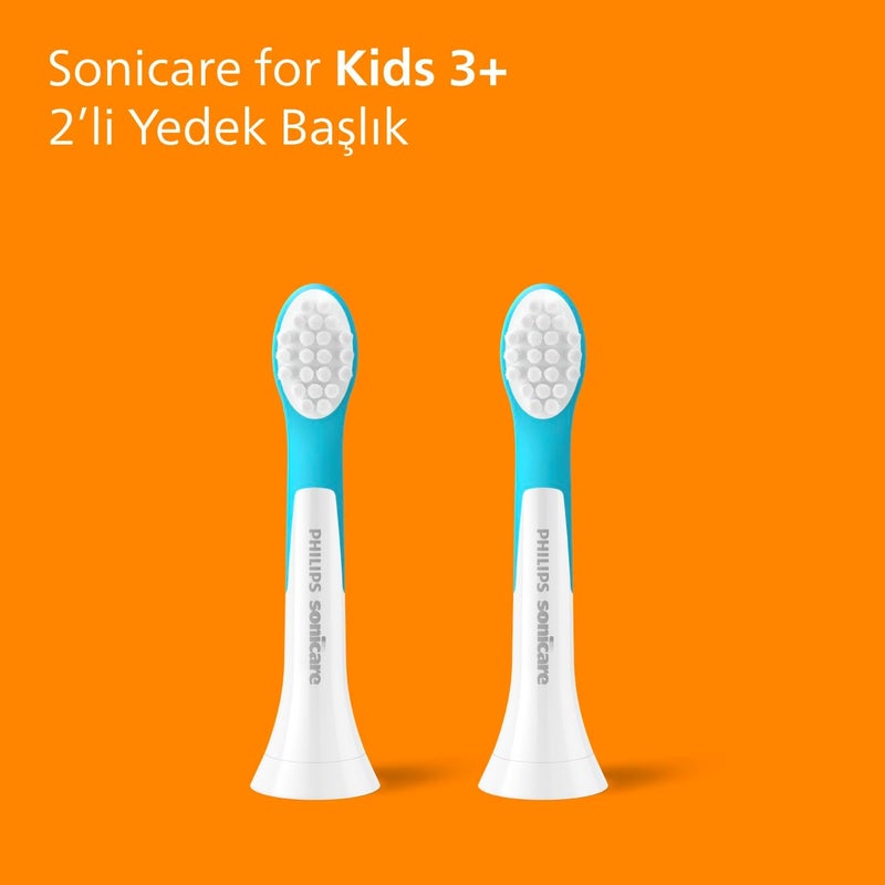 Sonicare Philips Sonicare for Kids Replacement Toothbrush Heads, 2 Pack, HX6032/90 - Image 2