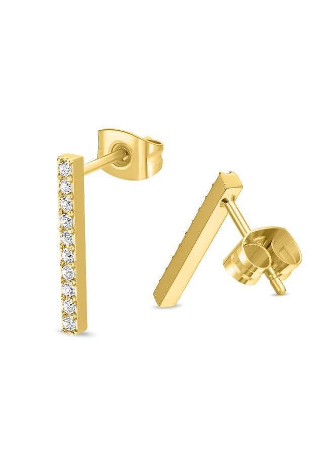 POLICE Medellin Crystals Sleek Stud Earrings - Image 3