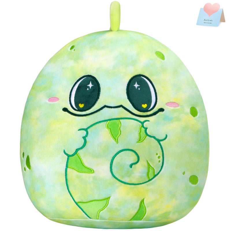 Glow Guards Original 12 "" Chameleon Plush Pillow Cute Lizard Stuffed Animal Soft Chameleon Plush Toy Stuffed Animals Lizard Birthday Gift for Boys Girls Kids Tropical Rainforest Green Chameleon - Image 1