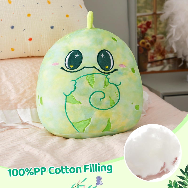 Glow Guards Original 12 "" Chameleon Plush Pillow Cute Lizard Stuffed Animal Soft Chameleon Plush Toy Stuffed Animals Lizard Birthday Gift for Boys Girls Kids Tropical Rainforest Green Chameleon - Image 5