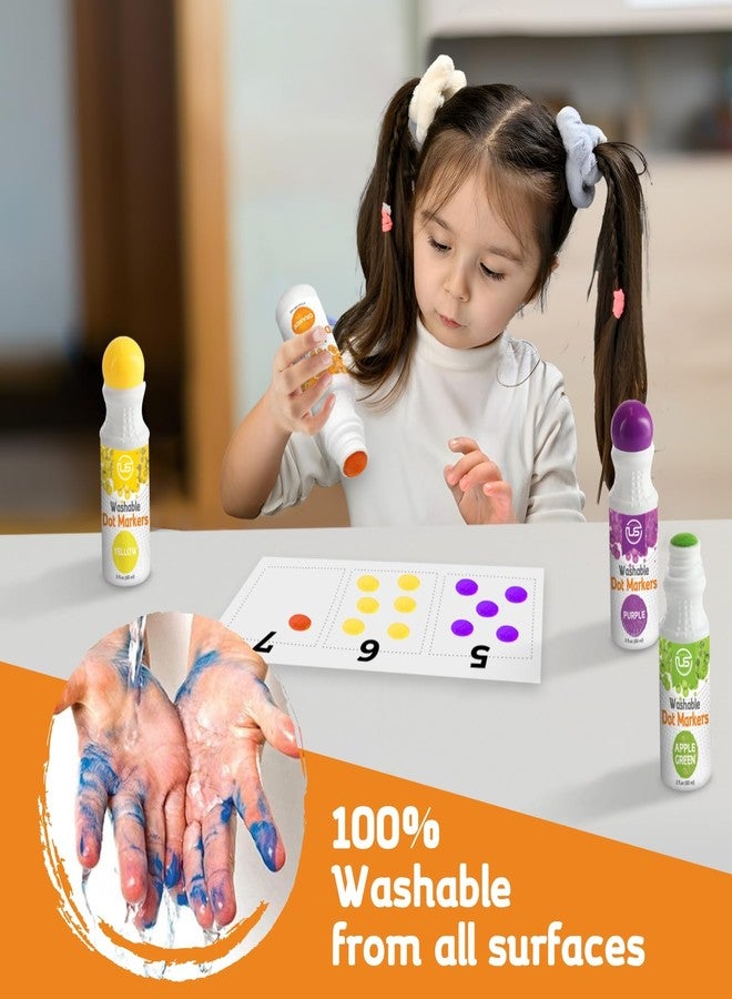 Ultimate Stationery Dot Markers for Toddlers and Kids,6 Color Bingo Daubers, Dot Art Washable Paint for Kids, Bingo Markers, Toddler Arts and Crafts, Kindergarten Classroom Must Haves - Image 2