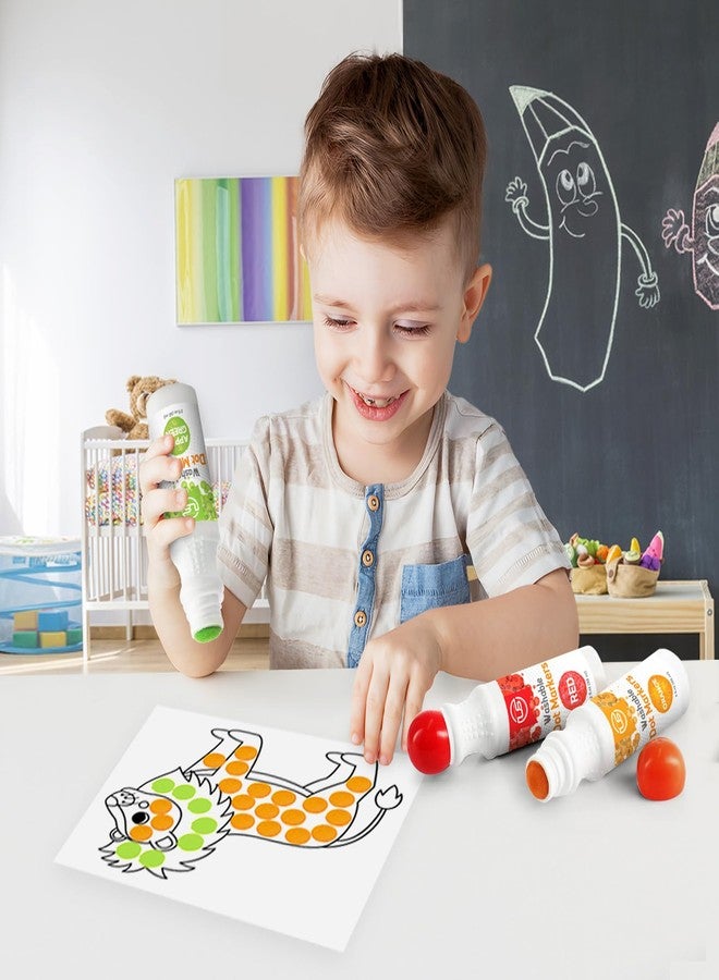 Ultimate Stationery Dot Markers for Toddlers and Kids,6 Color Bingo Daubers, Dot Art Washable Paint for Kids, Bingo Markers, Toddler Arts and Crafts, Kindergarten Classroom Must Haves - Image 5