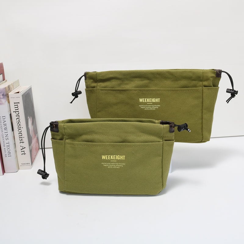 Spot Simple Canvas Bag Practical Bag Travel Storage Bag Portable Cosmetic Bag Mummy Storage Bag - Image 5