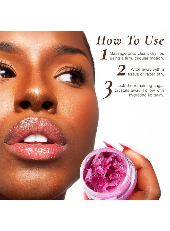 Sara Happ Passion Fruit + Vanilla Bean Sugar Lip Scrub Duo - Exfoliating Lip Treatments, Moisturizers for Dry and Flaky Lips, Vegan (Set of two 0.5-ounce Jars) - Image 5