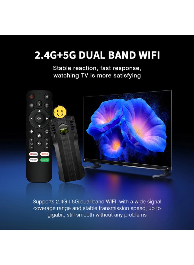 MX10 X1 HD ATV TV Set-top Box Dual-band Bluetooth 5G Wireless WiFi Network Box ATV-Color:MX10 X1 - Image 3