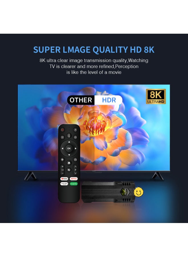 MX10 X1 HD ATV TV Set-top Box Dual-band Bluetooth 5G Wireless WiFi Network Box ATV-Color:MX10 X1 - Image 4