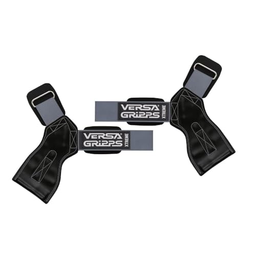 Versa Gripps® Xtreme Wrist Straps – Made in USA, Patented VersaBridge™ Grip with U-Shaped Carpal Support for Weightlifting - Image 1